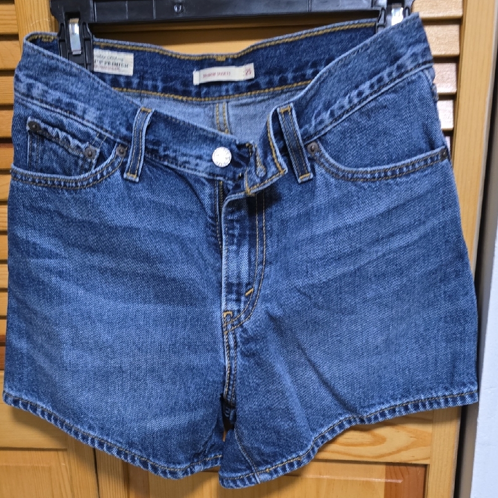 Classic Blue Denim Women's Jean Shorts